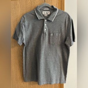 Men’s Penguin Heritage Slim Fit Grey Polo Large